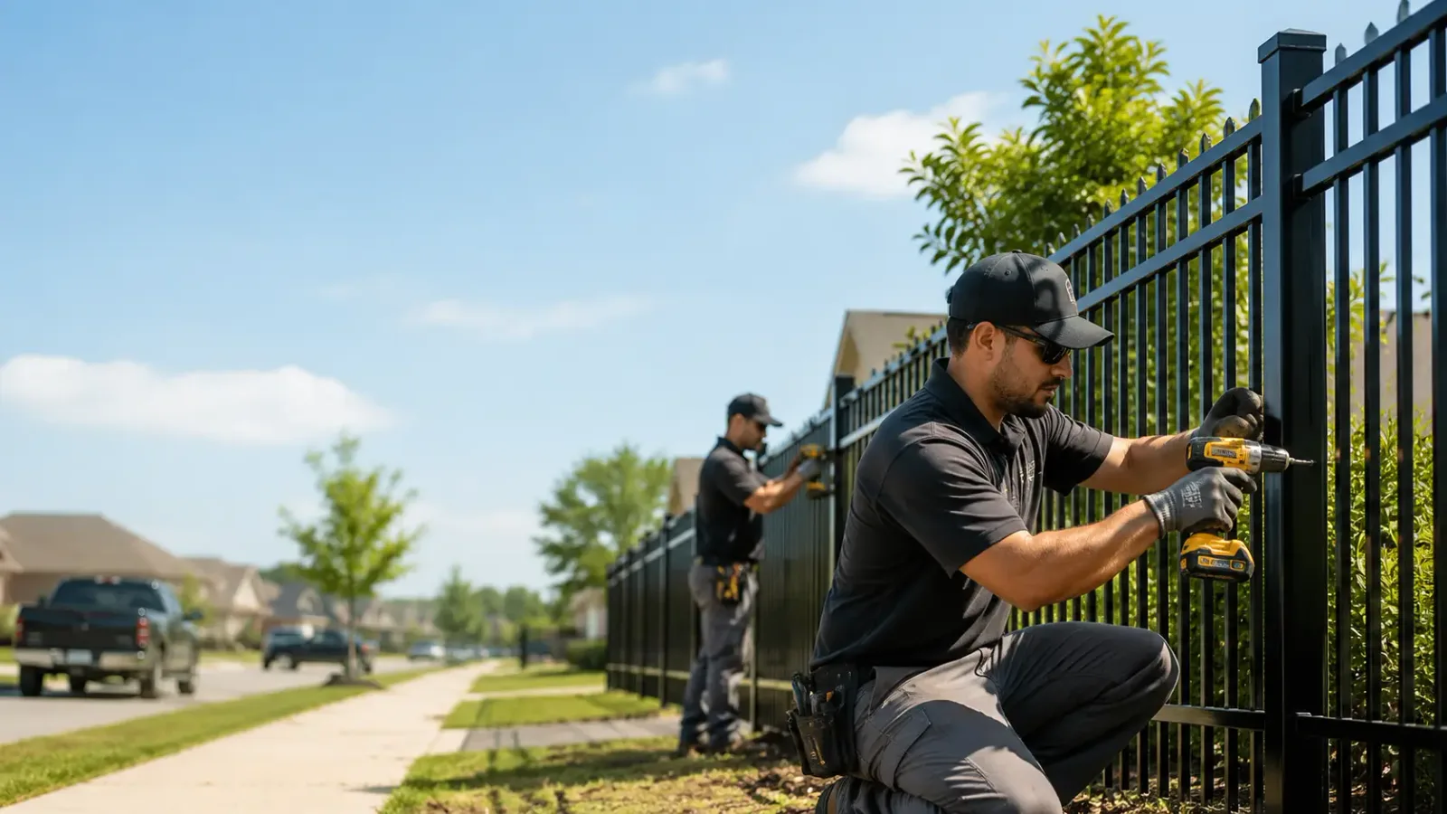 Metal Fence Installation in Dry Prong, LA